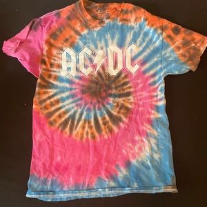 AC/DC tie dye shirt